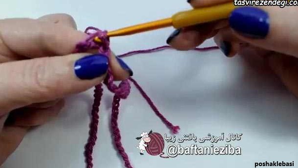 مدل بافت بلوز زنانه با قلاب