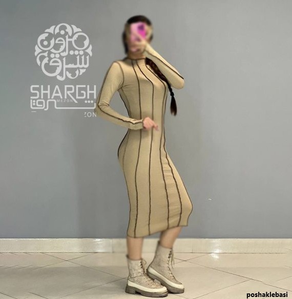 مدل دوخت لباس بلند دخترانه