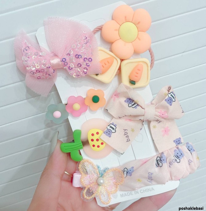 مدل گل سر پارچه ای دخترانه
