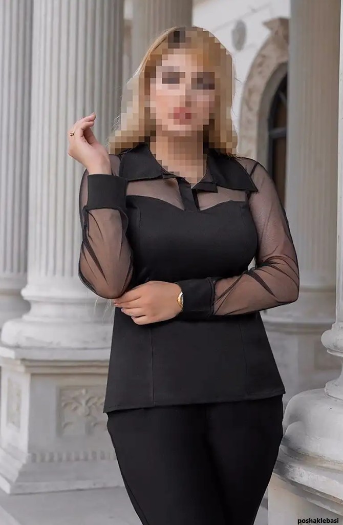 مدل شومیز زنانه مشکی