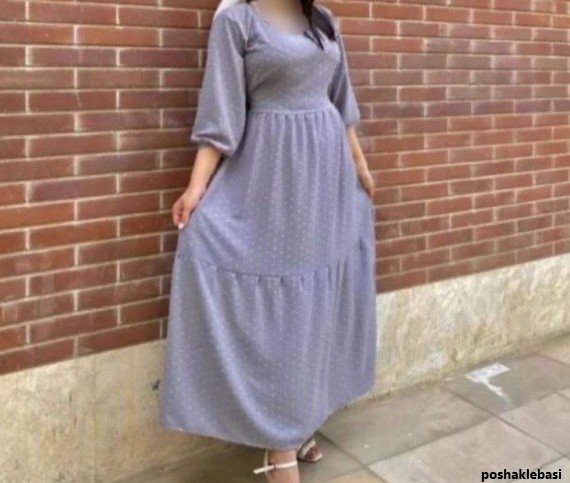 مدل پیراهن ابرو بادی طرح دار