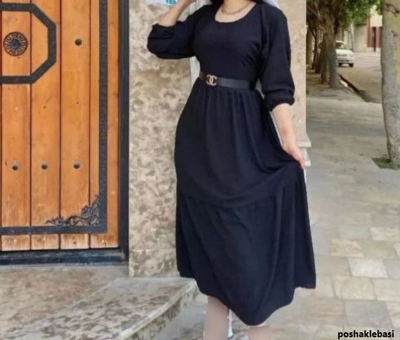 مدل پیراهن ابرو بادی طرح دار