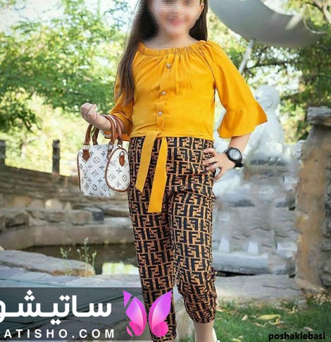 مدل شومیز شلوار بچه گانه مجلسی