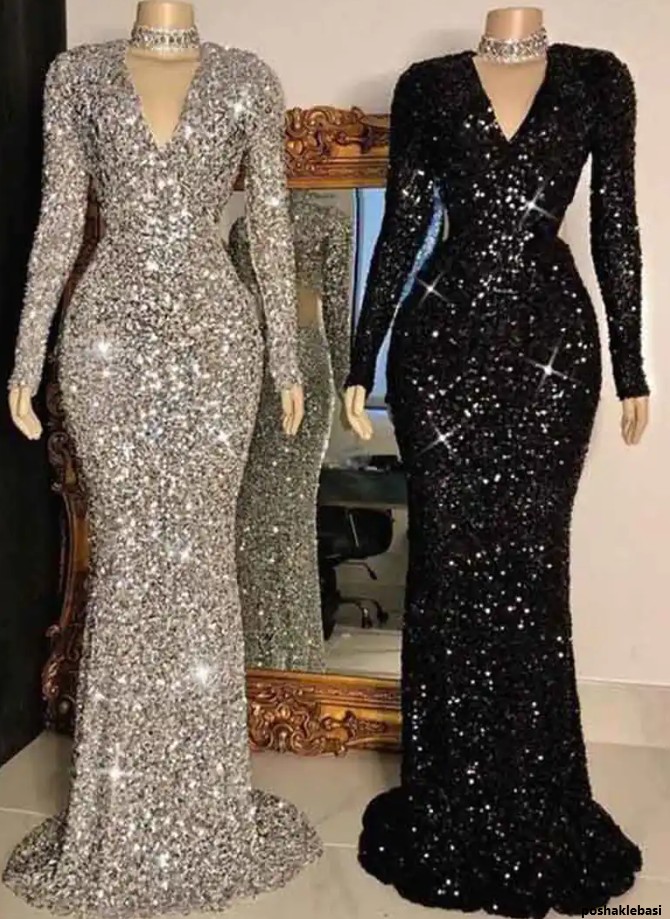 مدل لباس اکلیل دار مجلسی