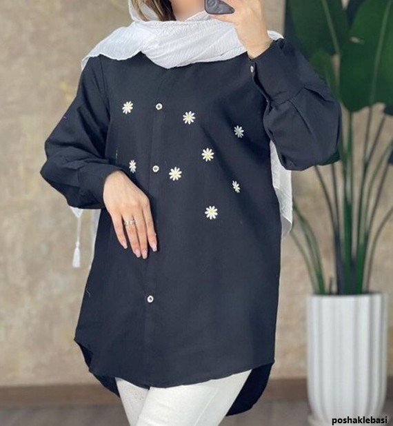 مدل شومیز دخترانه گلدوزی شده