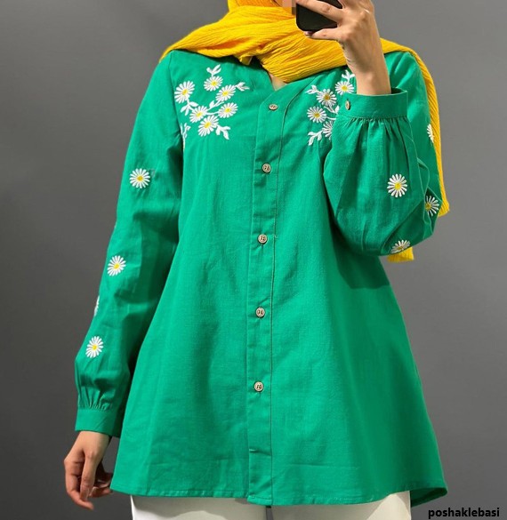 مدل شومیز دخترانه گلدوزی شده