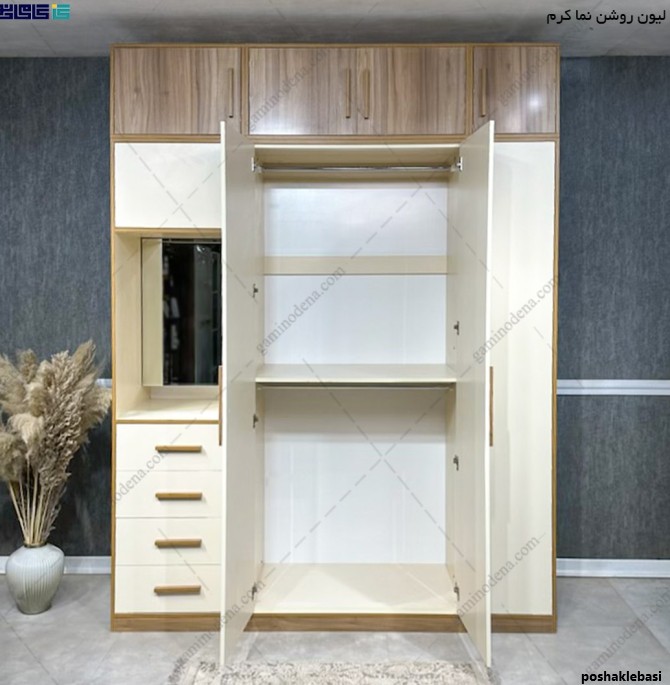 مدل کمد لباس چوبی جدید