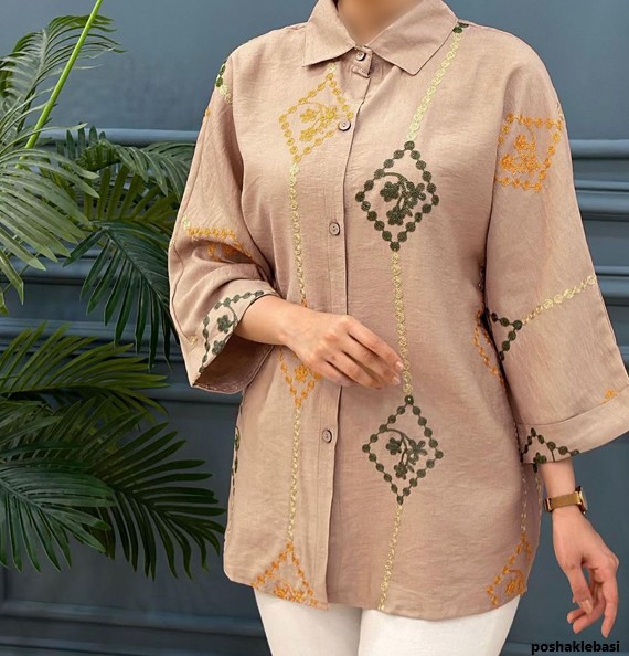 مدل شومیز دخترانه گلدوزی شده