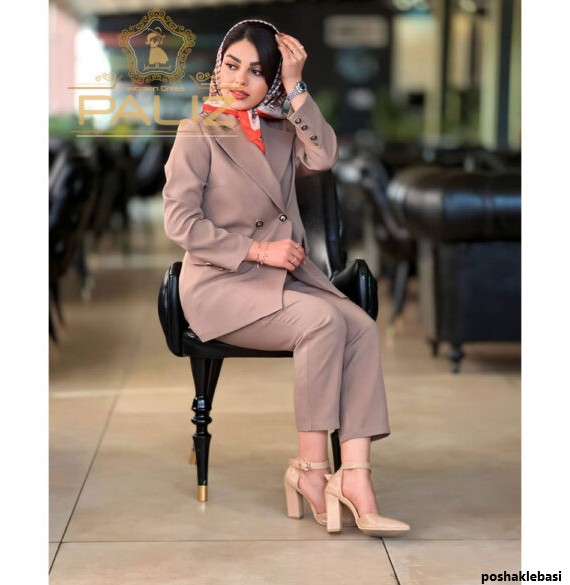 مدل کت و شلوار دیپلمات زنانه