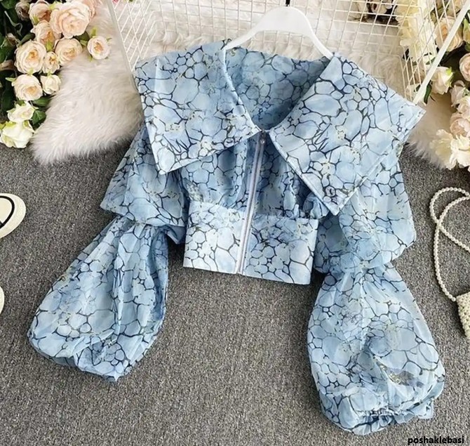مدل لباس خانگی نیم تنه