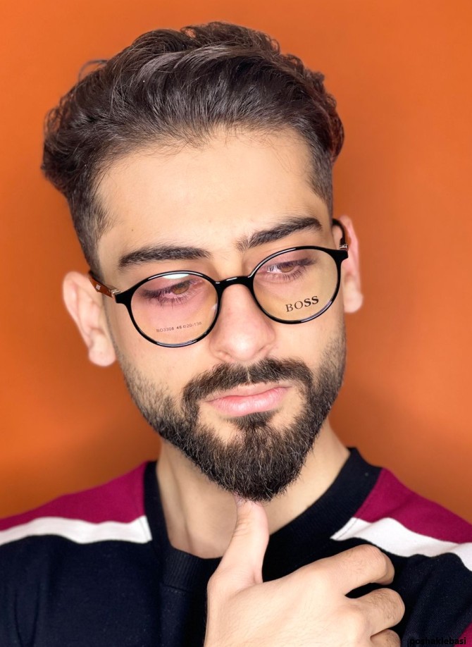 مدل عینک گرد مردانه