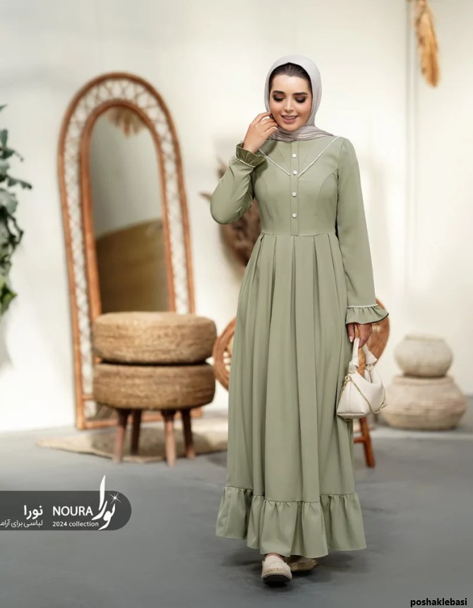 مدل لباس با حجاب بلند