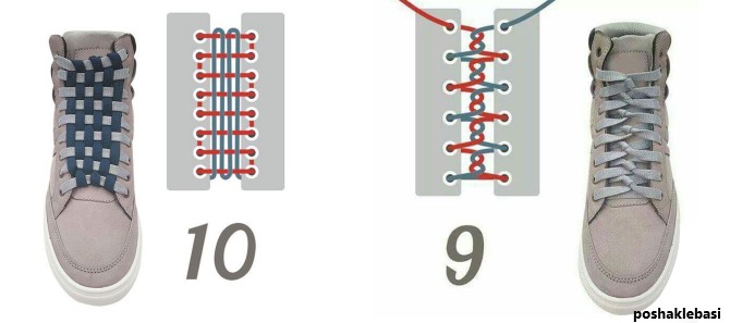 مدل بستن کفش جردن