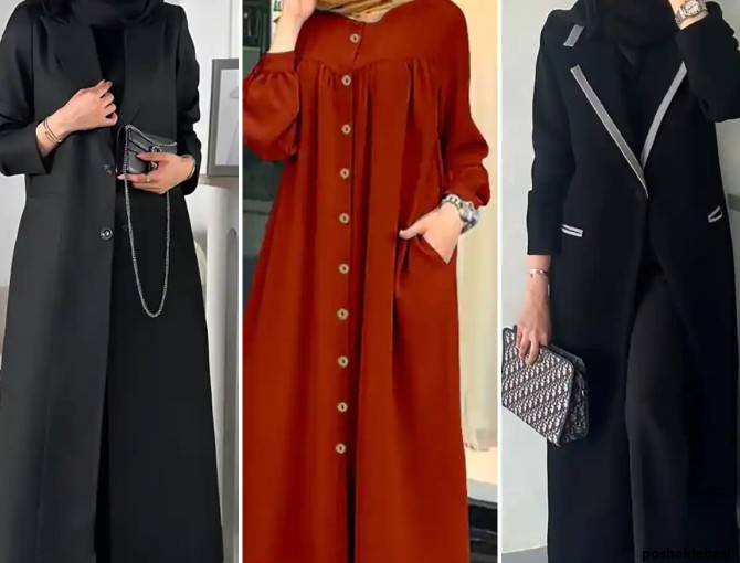 مدل مانتو زنانه بلند شیک
