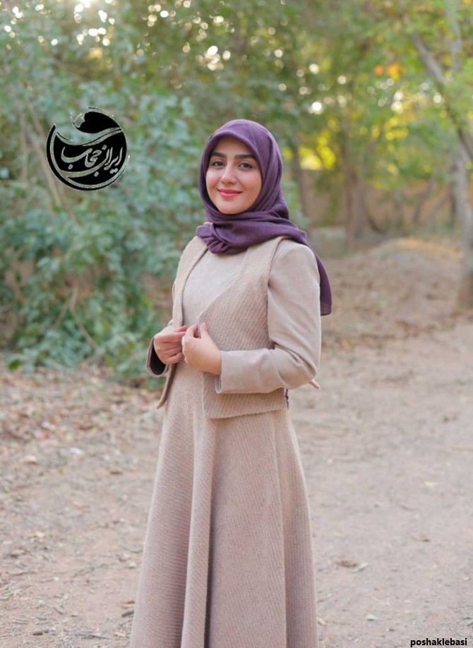 مدل پیراهن بلند جلیقه دار