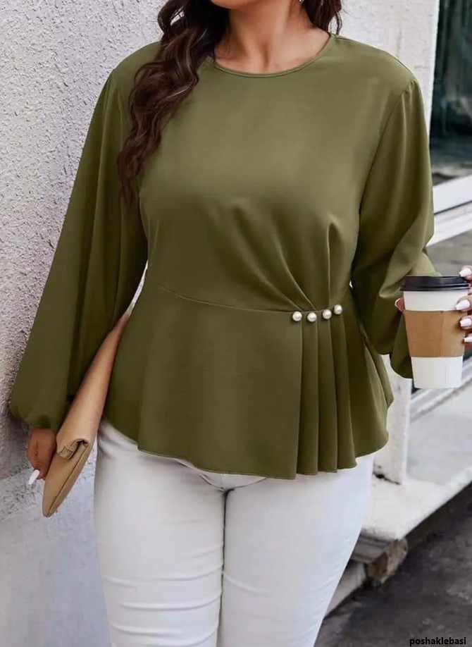 مدل جدید شومیز زنانه سایز بزرگ