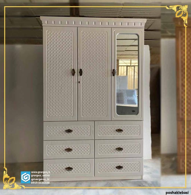 مدل کمد لباس چوبی جدید