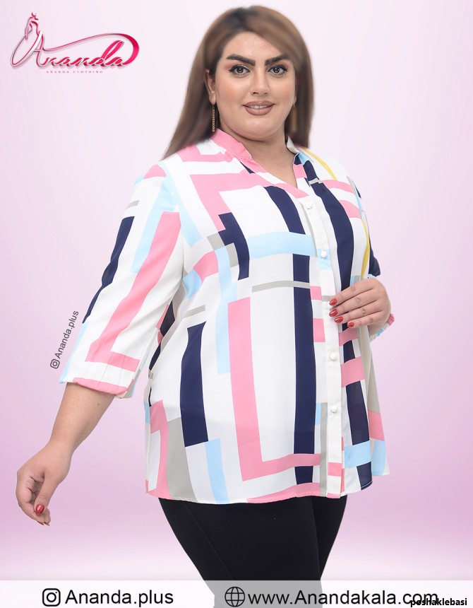 مدل جدید شومیز زنانه سایز بزرگ