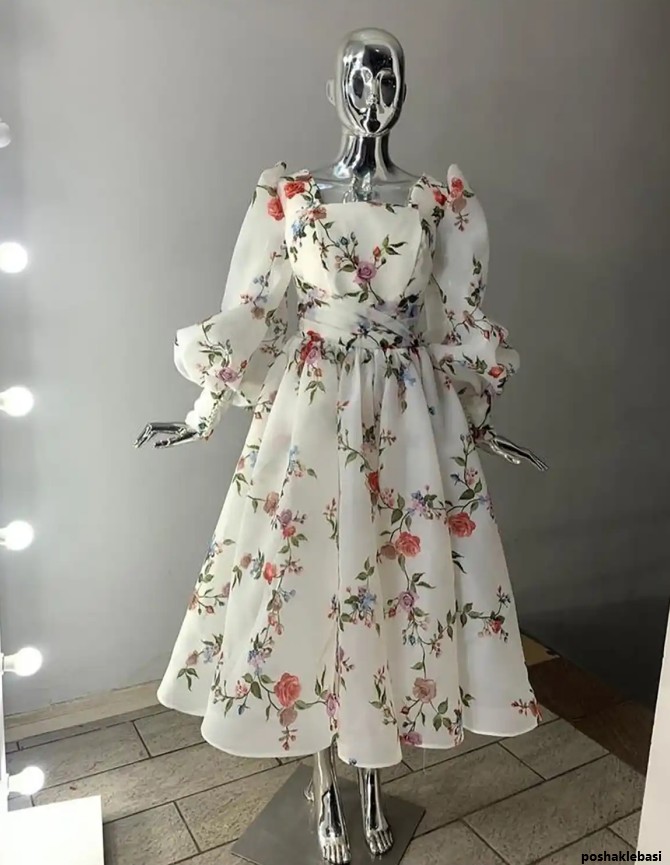 مدل لباس کشی زنانه گلدار