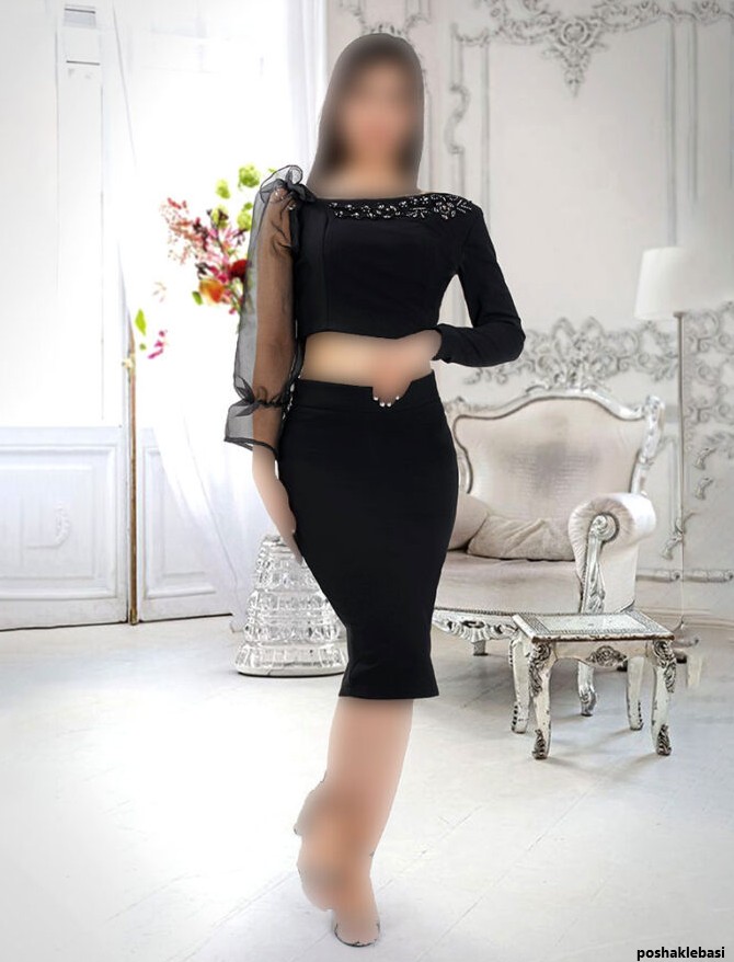 مدل تاپ نیم تنه مجلسی