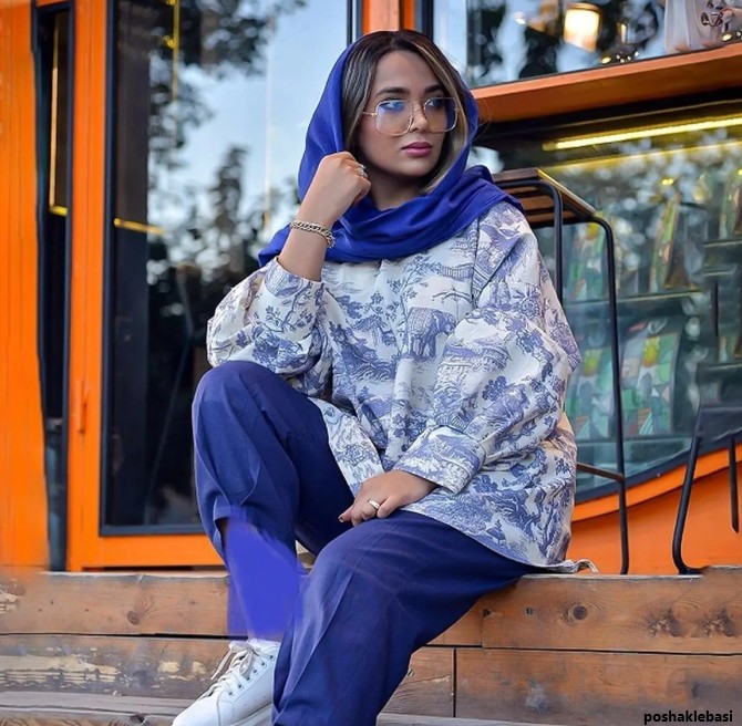 مدل لباس بندری با پارچه لنین