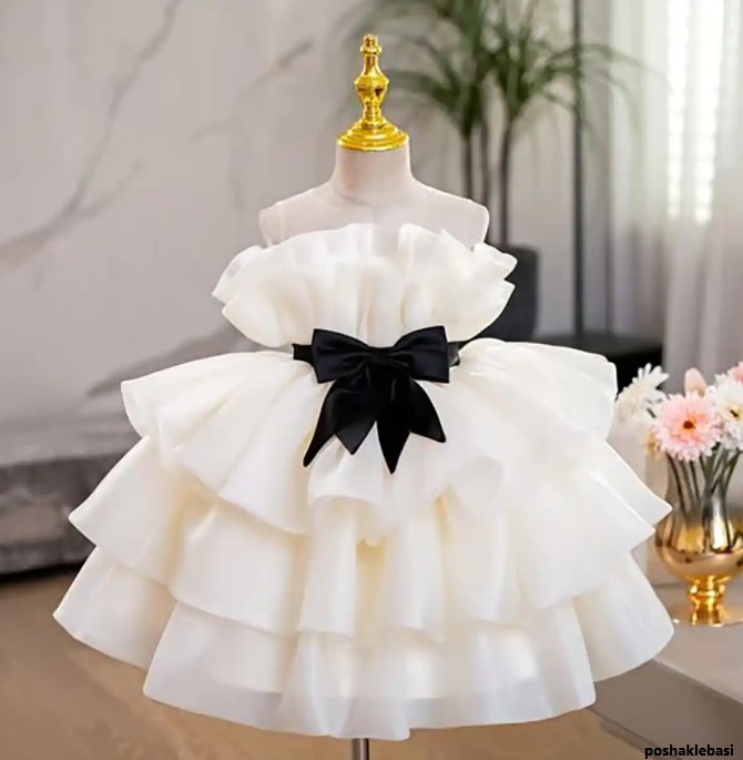 مدل پیراهن دخترانه بچه گانه مجلسی