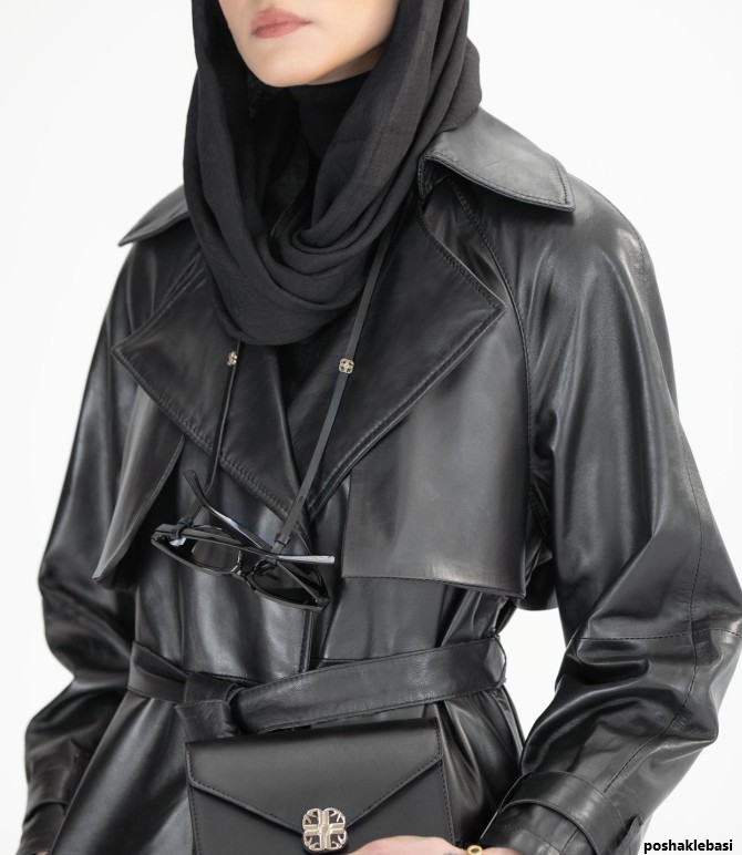مدل کاپشن چرم جدید زنانه