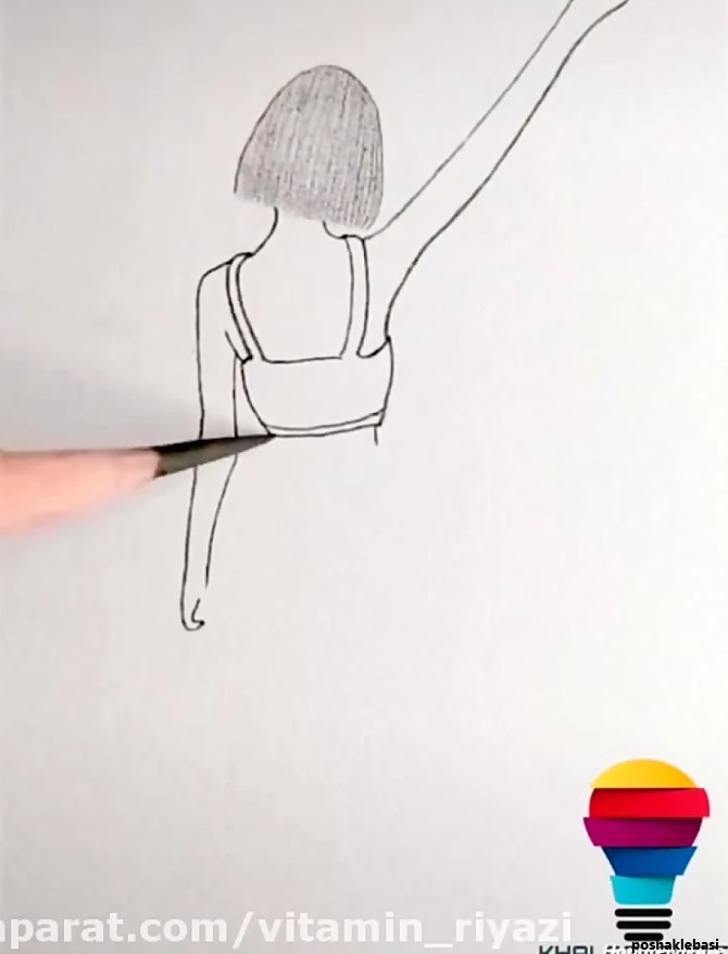 مدل لباس برای نقاشی