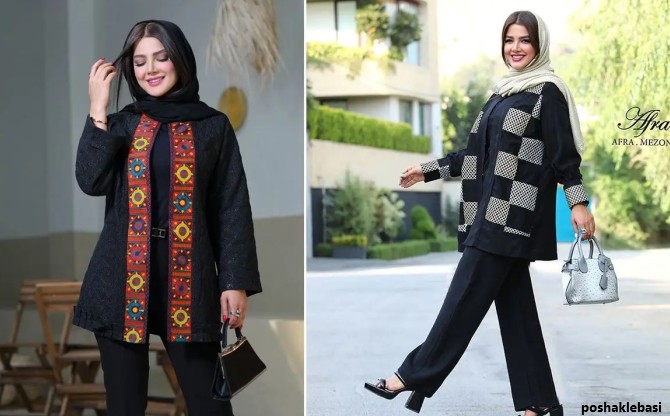 مدل لباس بندری با پارچه لنین
