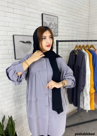 مدل مانتو زنانه چین پلیسه