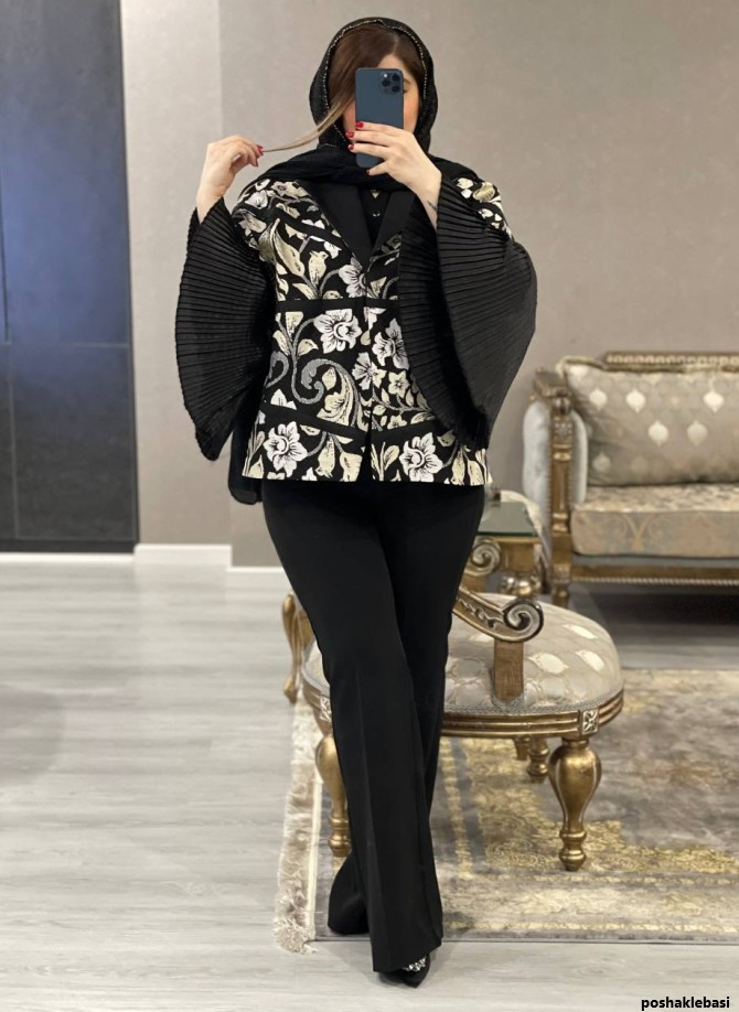 مدل مانتو زنانه چین پلیسه