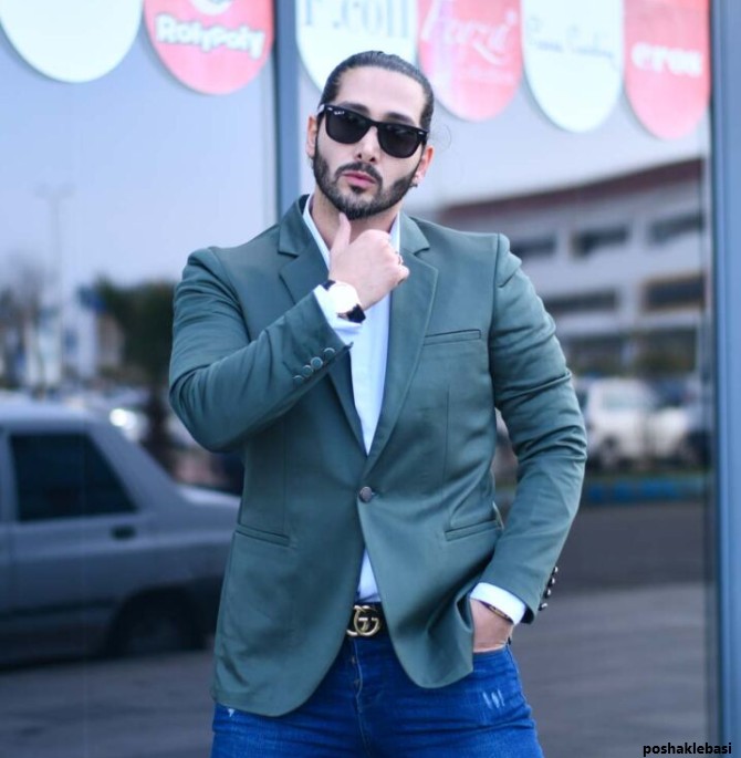 مدل کت تک مردانه سبز
