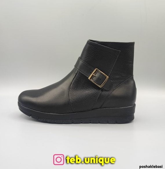 مدل نیم بوت چرم تبریز