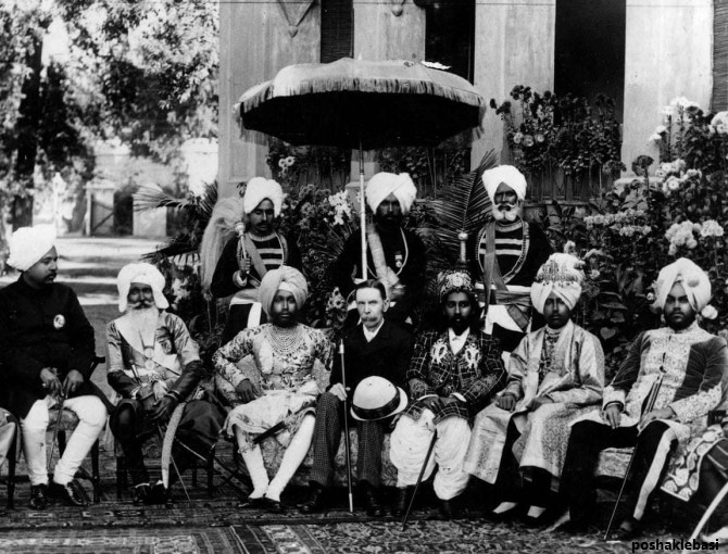 مدل لباس هندی چین دار