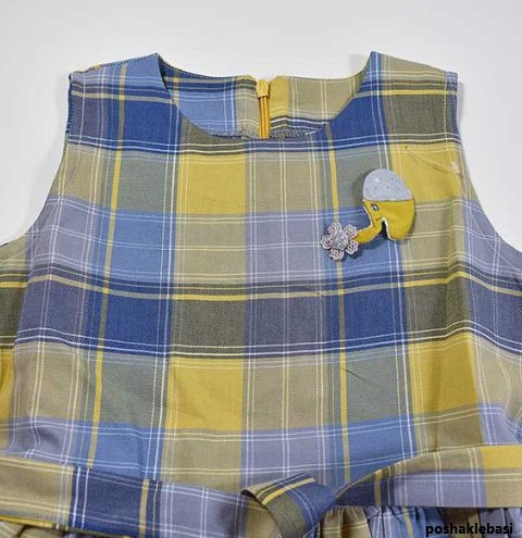 مدل مانتو چهارخونه دخترانه بچه گانه مدل مانتو چهارخونه دخترانه بچه گانه