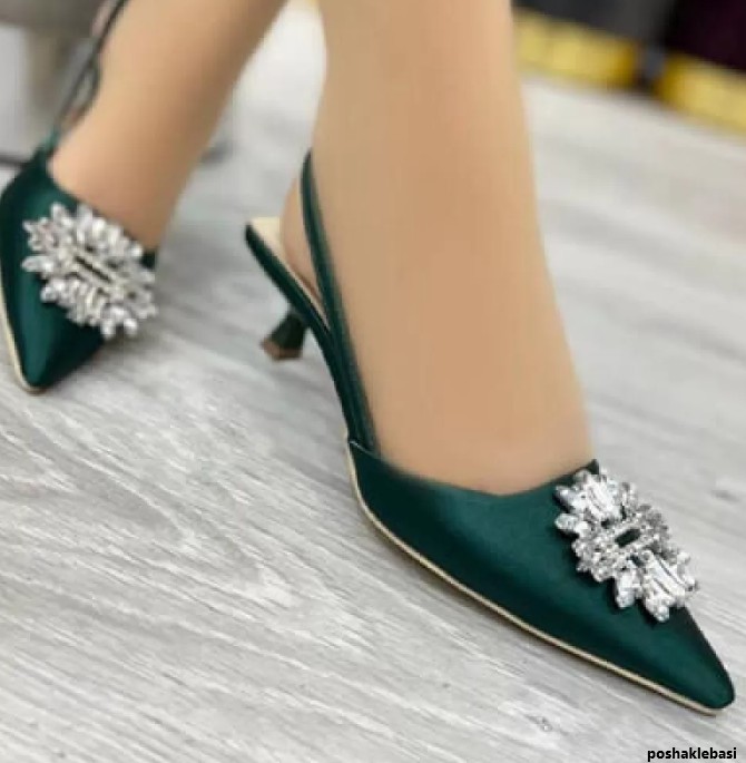مدل کفش مجلسی سبز