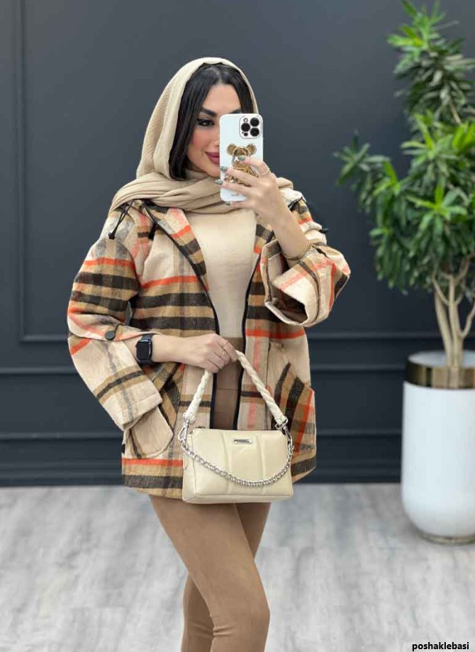 مدل های پالتو زنانه کلاه دار