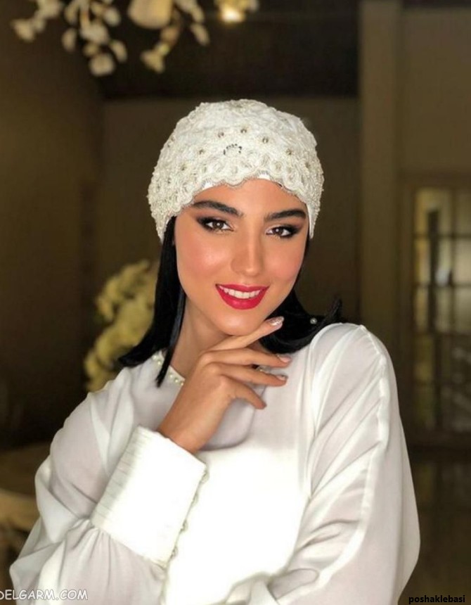مدل کلاه حجاب مجلسی