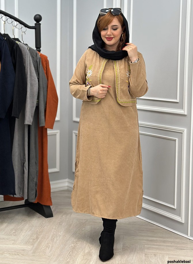 مدل کت و دامن پشمی زمستانه