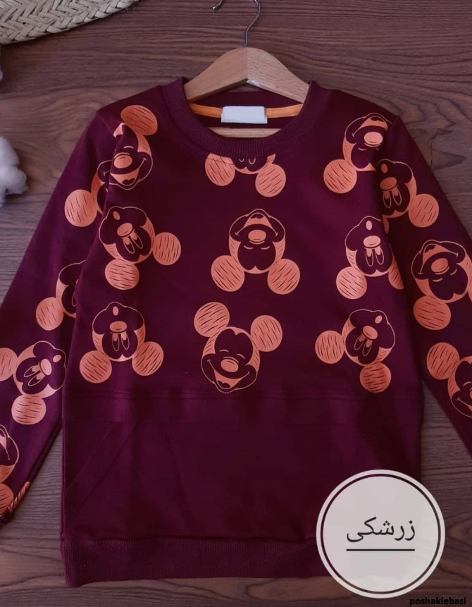 مدل پیراهن دخترانه زرشکی