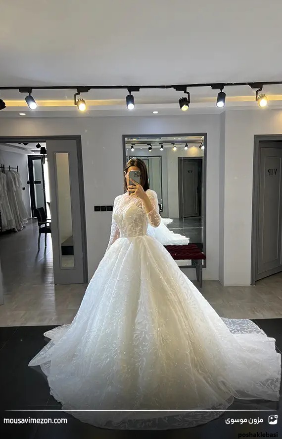 مدل لباس عروس تور