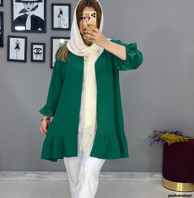 مدل پیراهن ابروبادی چین دار