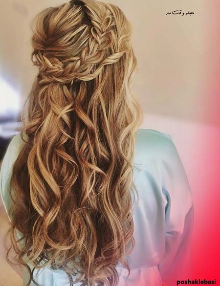 مدل مو با کت شلوار مجلسی زنانه