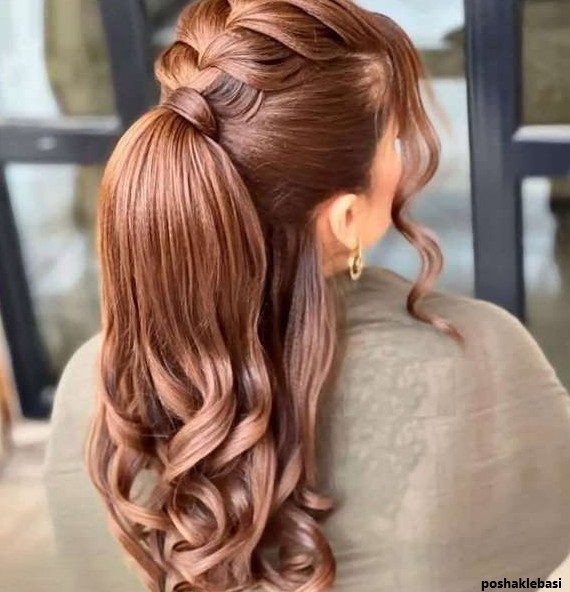 مدل مو با کت شلوار مجلسی زنانه