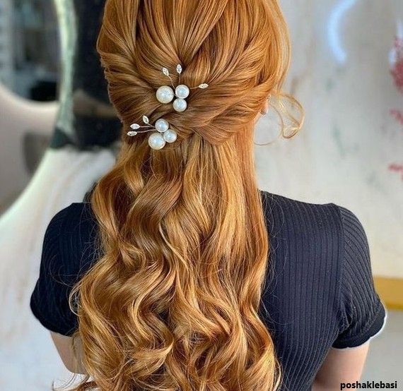 مدل مو با کت شلوار مجلسی زنانه