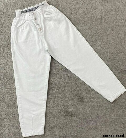 مدل شلوار سفید دخترانه