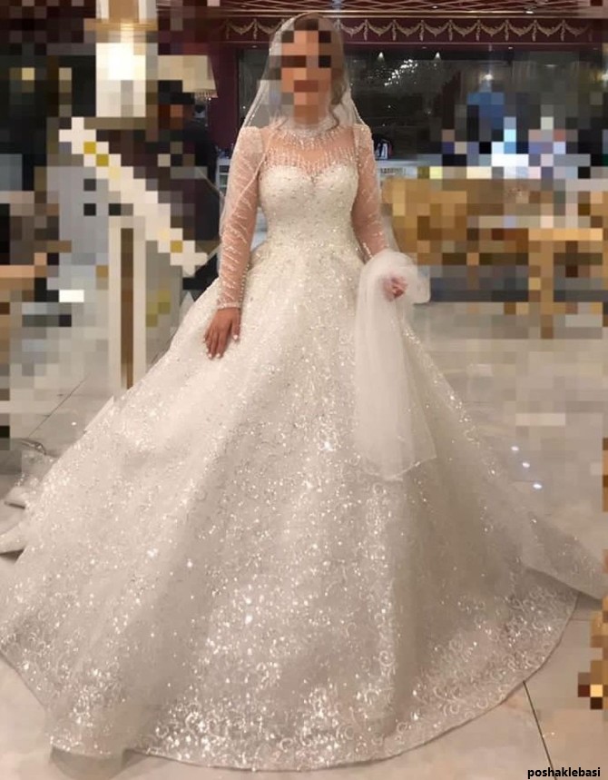 مدل پیراهن عروس عربی