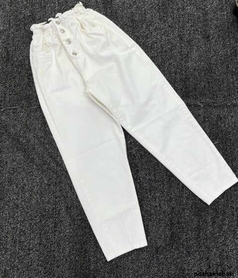 مدل شلوار سفید دخترانه