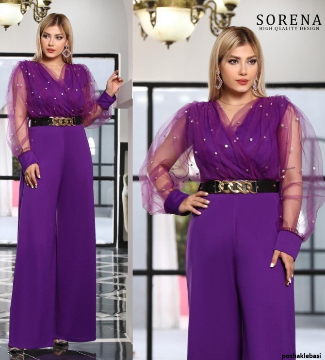 مدل لباس یکسره زنانه مجلسی