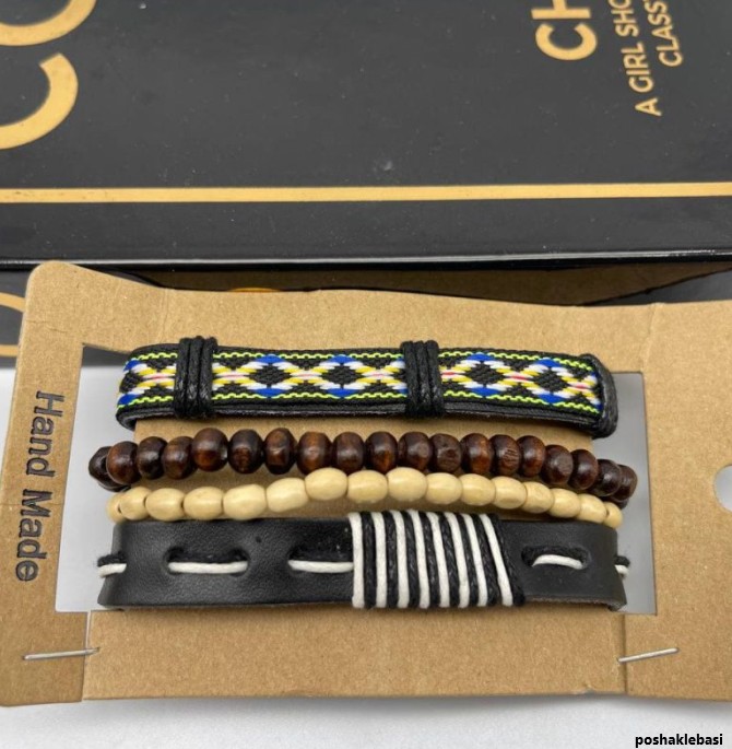 مدل دستبند مشکی دخترانه مدل دستبند مشکی دخترانه